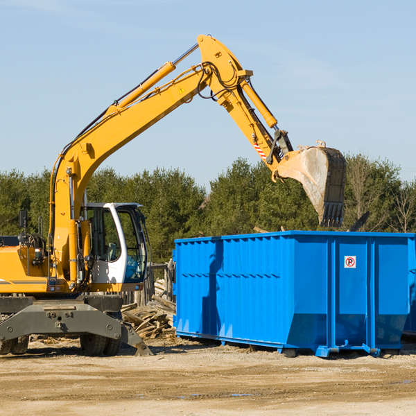 is there a minimum or maximum amount of waste i can put in a residential dumpster in Sandstone MI